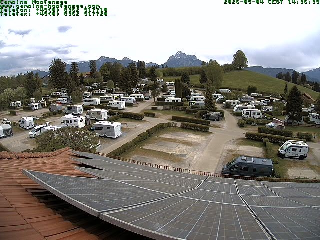 Archiv Foto Webcam Blick auf den Campingplatz am Hopfensee