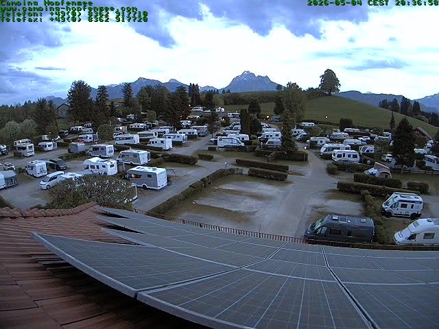 Archiv Foto Webcam Blick auf den Campingplatz am Hopfensee
