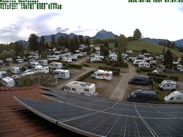 Archived image Webcam Campsite Hopfensee