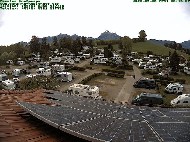 Archived image Webcam Campsite Hopfensee