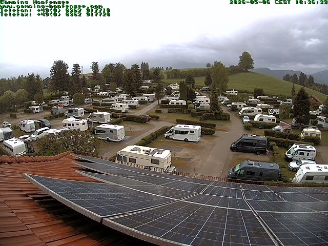 Archiv Foto Webcam Blick auf den Campingplatz am Hopfensee