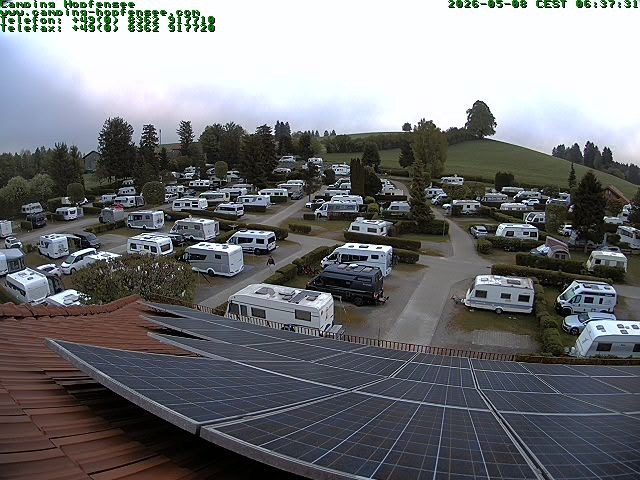Archiv Foto Webcam Blick auf den Campingplatz am Hopfensee