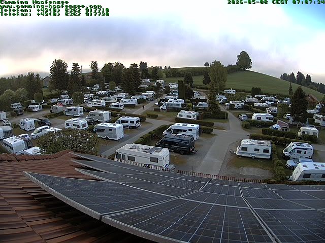 Archiv Foto Webcam Blick auf den Campingplatz am Hopfensee