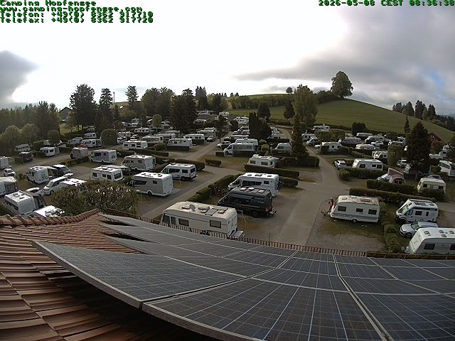 Archiv Foto Webcam Blick auf den Campingplatz am Hopfensee