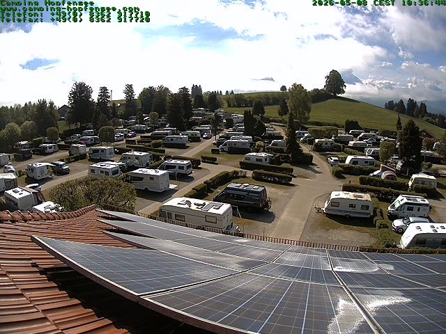 Archiv Foto Webcam Blick auf den Campingplatz am Hopfensee