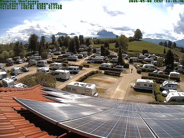 Archiv Foto Webcam Blick auf den Campingplatz am Hopfensee