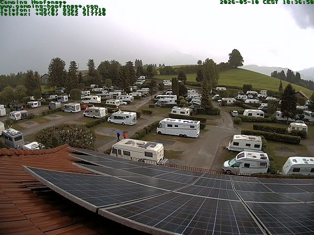 Archiv Foto Webcam Blick auf den Campingplatz am Hopfensee