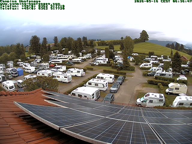 Archiv Foto Webcam Blick auf den Campingplatz am Hopfensee