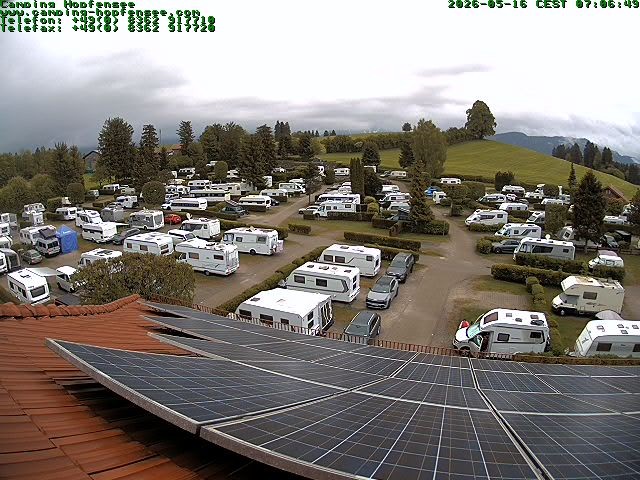 Archiv Foto Webcam Blick auf den Campingplatz am Hopfensee