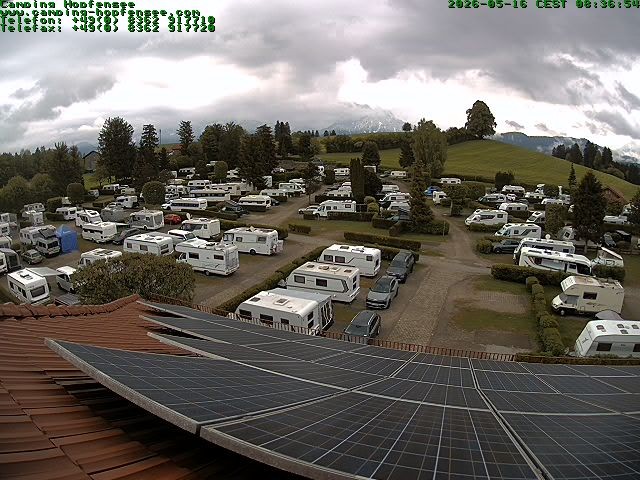 Archiv Foto Webcam Blick auf den Campingplatz am Hopfensee