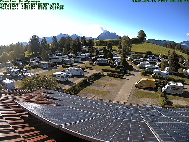 Archiv Foto Webcam Blick auf den Campingplatz am Hopfensee