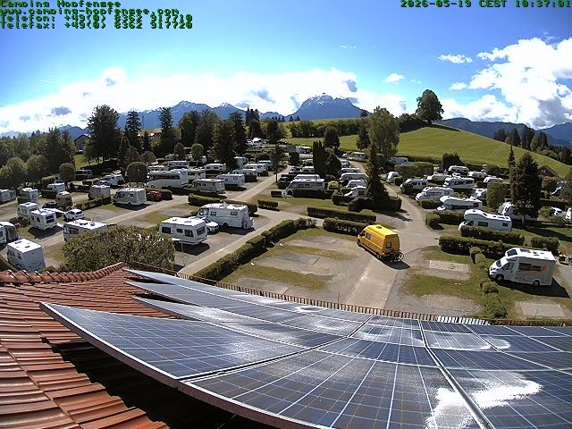 Archiv Foto Webcam Blick auf den Campingplatz am Hopfensee