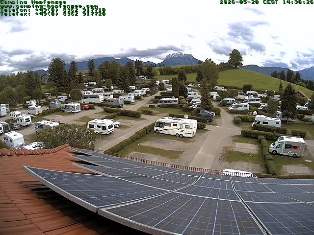 Archiv Foto Webcam Blick auf den Campingplatz am Hopfensee