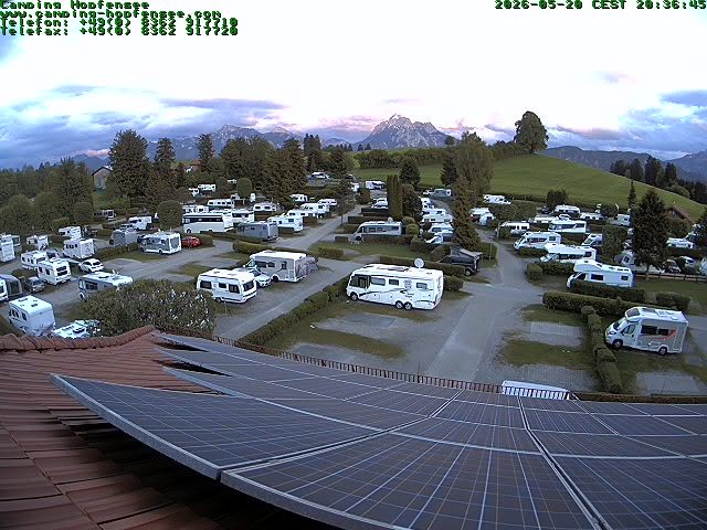 Archiv Foto Webcam Blick auf den Campingplatz am Hopfensee