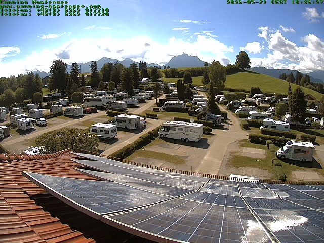 Archiv Foto Webcam Blick auf den Campingplatz am Hopfensee