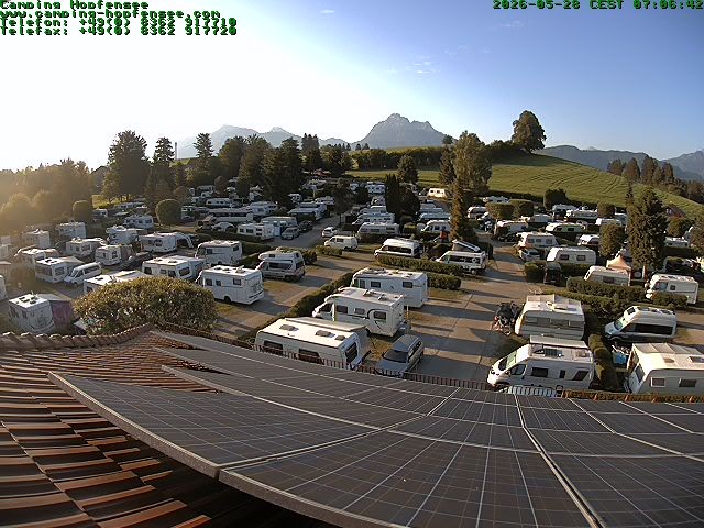Archived image Webcam Campsite Hopfensee