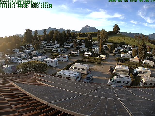 Archived image Webcam Campsite Hopfensee