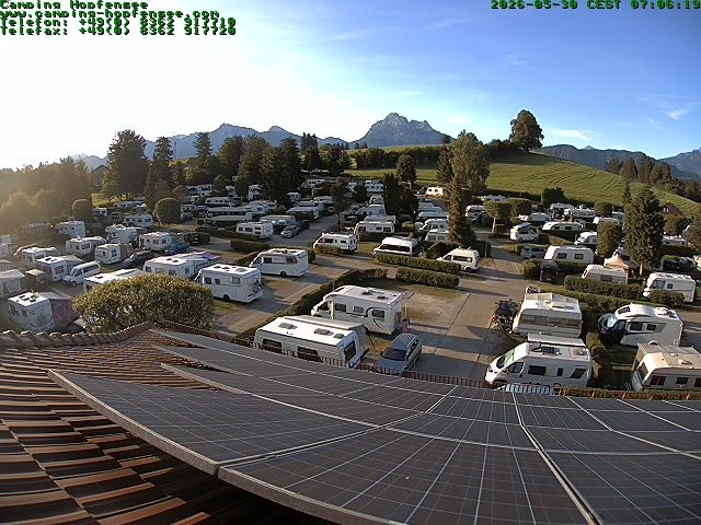 Archived image Webcam Campsite Hopfensee