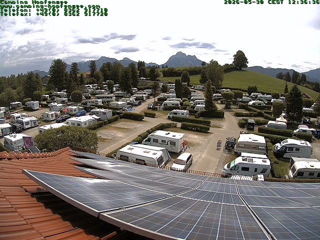 Archived image Webcam Campsite Hopfensee