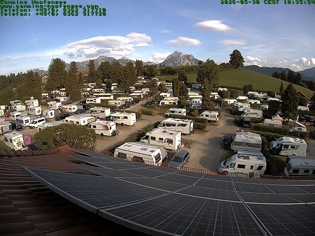 Archived image Webcam Campsite Hopfensee