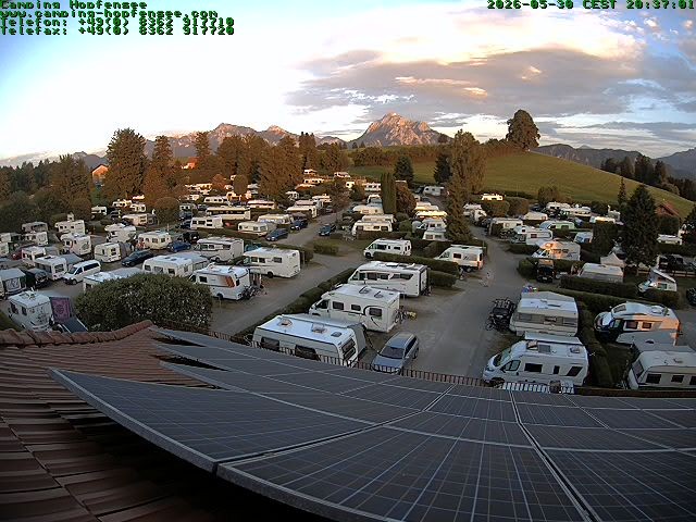 Archived image Webcam Campsite Hopfensee