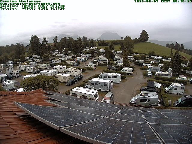 Archiv Foto Webcam Blick auf den Campingplatz am Hopfensee