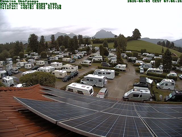 Archiv Foto Webcam Blick auf den Campingplatz am Hopfensee