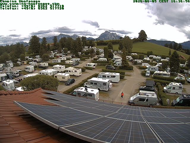 Archiv Foto Webcam Blick auf den Campingplatz am Hopfensee