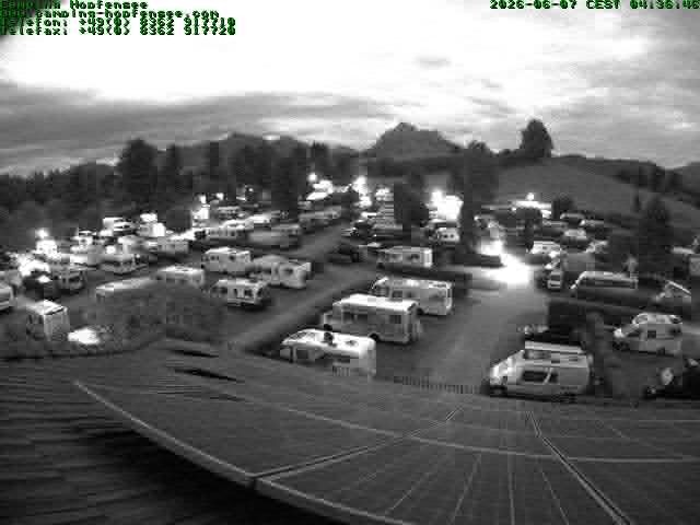 Archiv Foto Webcam Blick auf den Campingplatz am Hopfensee