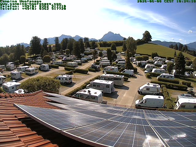 Archiv Foto Webcam Blick auf den Campingplatz am Hopfensee