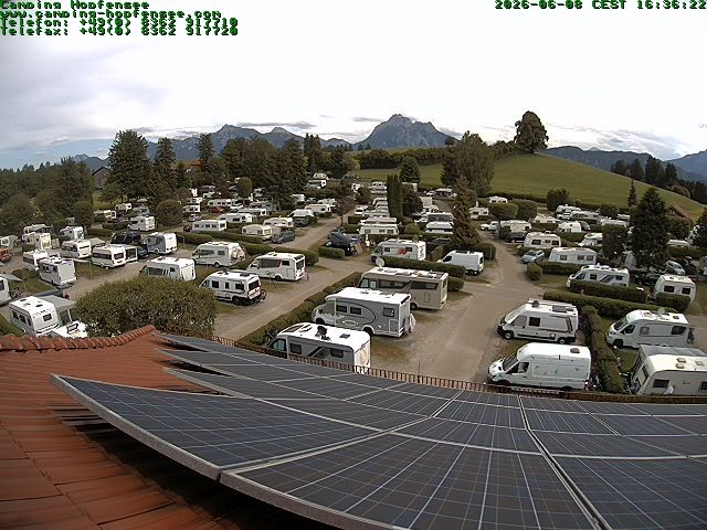 Archiv Foto Webcam Blick auf den Campingplatz am Hopfensee