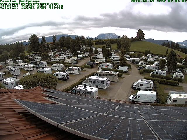 Archiv Foto Webcam Blick auf den Campingplatz am Hopfensee
