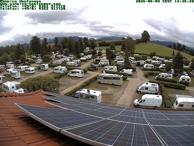 Archiv Foto Webcam Blick auf den Campingplatz am Hopfensee
