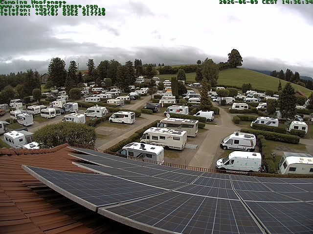 Archiv Foto Webcam Blick auf den Campingplatz am Hopfensee