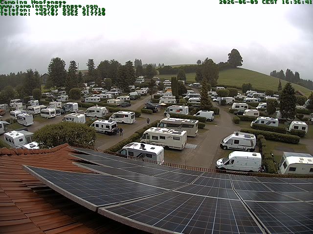 Archiv Foto Webcam Blick auf den Campingplatz am Hopfensee