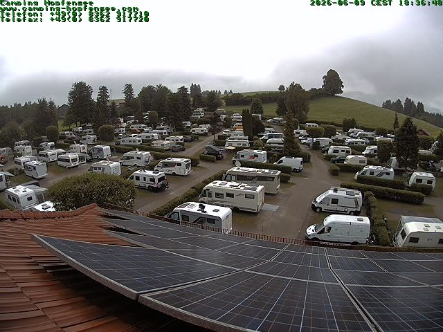 Archiv Foto Webcam Blick auf den Campingplatz am Hopfensee