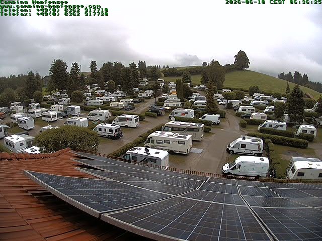 Archiv Foto Webcam Blick auf den Campingplatz am Hopfensee