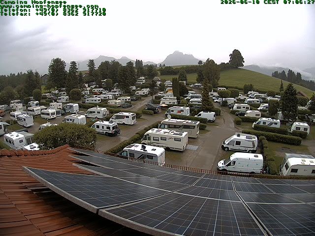Archiv Foto Webcam Blick auf den Campingplatz am Hopfensee