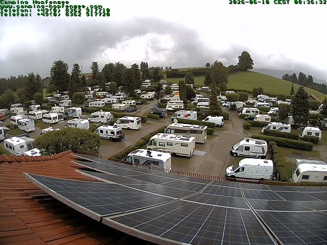Archiv Foto Webcam Blick auf den Campingplatz am Hopfensee