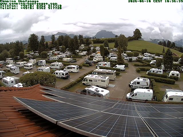 Archiv Foto Webcam Blick auf den Campingplatz am Hopfensee