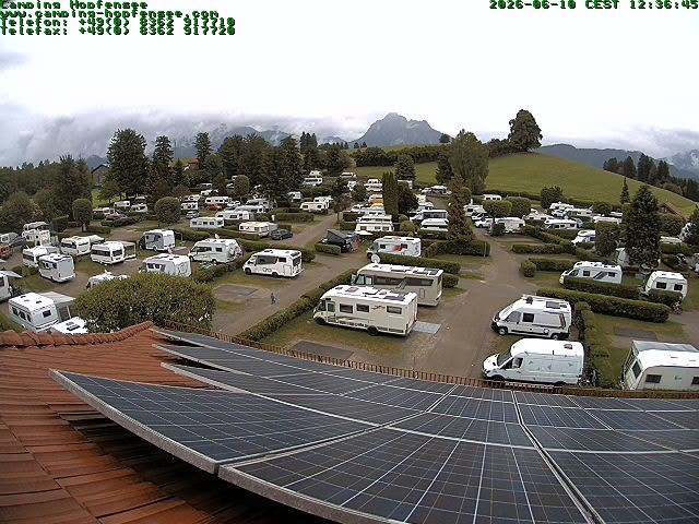 Archiv Foto Webcam Blick auf den Campingplatz am Hopfensee