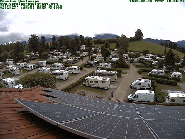 Archiv Foto Webcam Blick auf den Campingplatz am Hopfensee