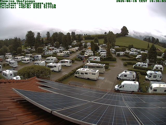 Archiv Foto Webcam Blick auf den Campingplatz am Hopfensee