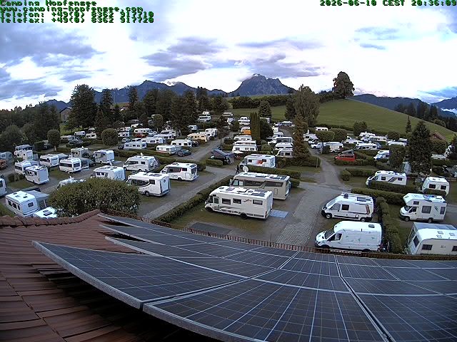 Archived image Webcam Campsite Hopfensee