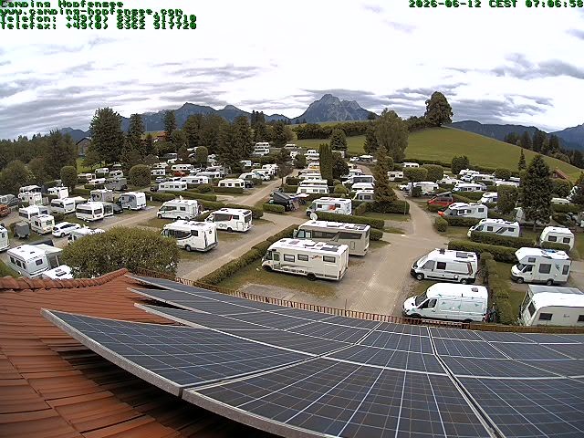 Archived image Webcam Campsite Hopfensee