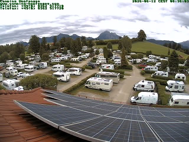 Archived image Webcam Campsite Hopfensee