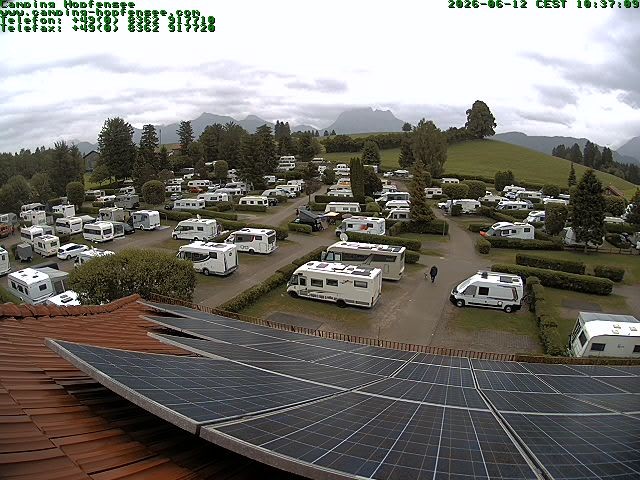 Archived image Webcam Campsite Hopfensee