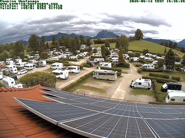 Archived image Webcam Campsite Hopfensee