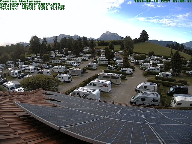Archiv Foto Webcam Blick auf den Campingplatz am Hopfensee