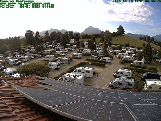 Archiv Foto Webcam Blick auf den Campingplatz am Hopfensee